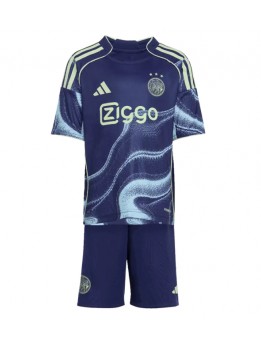 Ajax Replika Borta Kläder Barn 2025-26 Kortärmad (+ byxor)